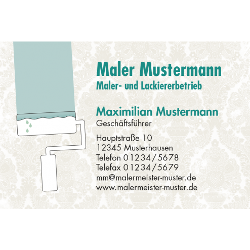 Visitenkarte Malern 1stg. quer