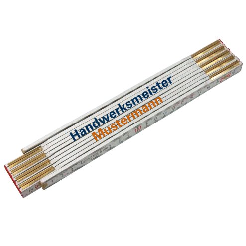 Zollstock -zweifarbig bedruckt