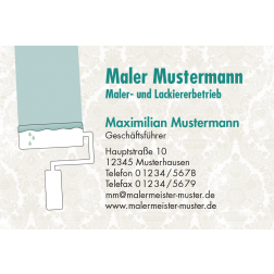 Visitenkarte Malern 1stg. quer